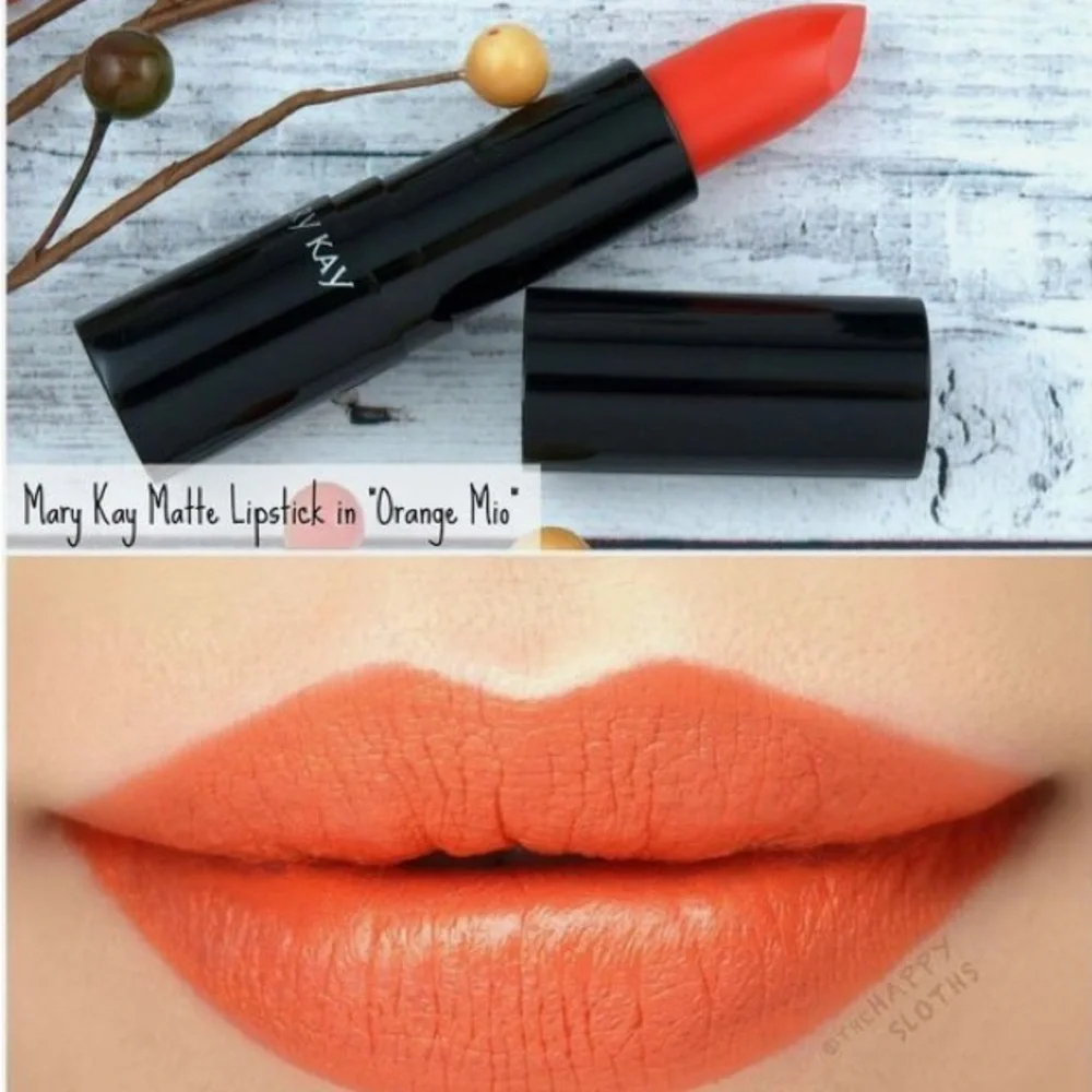 Limited-Edition Mary Kay Matte Lipstick Trio - Red, Orange